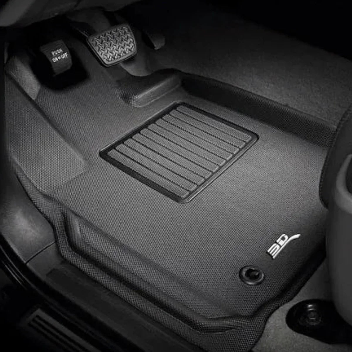3D MAXpider Mat Custom-fit All-weather Car Mats; Row 1 and 2 Only