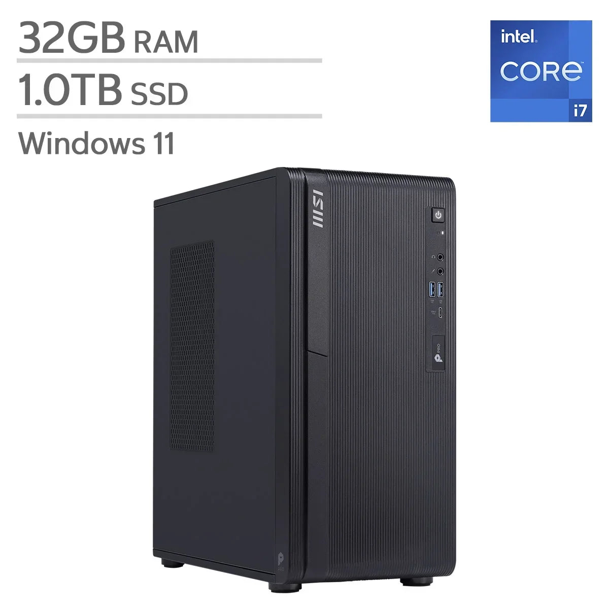 Acer Aspire Slim Desktop, AMD Ryzen 7 7730U - 32GB RAM, 1TB SSD