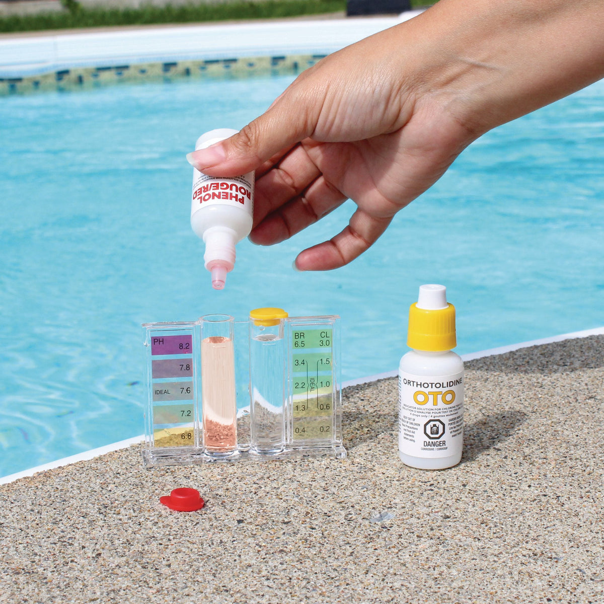 Aquarius Test Kit OTO & Phenol Refill Bottles, 20-mL