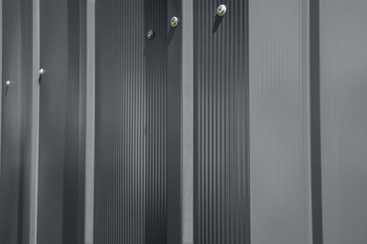 Arrow Classic 12x14-ft Charcoal Corrosion-Resistant Metal Shed