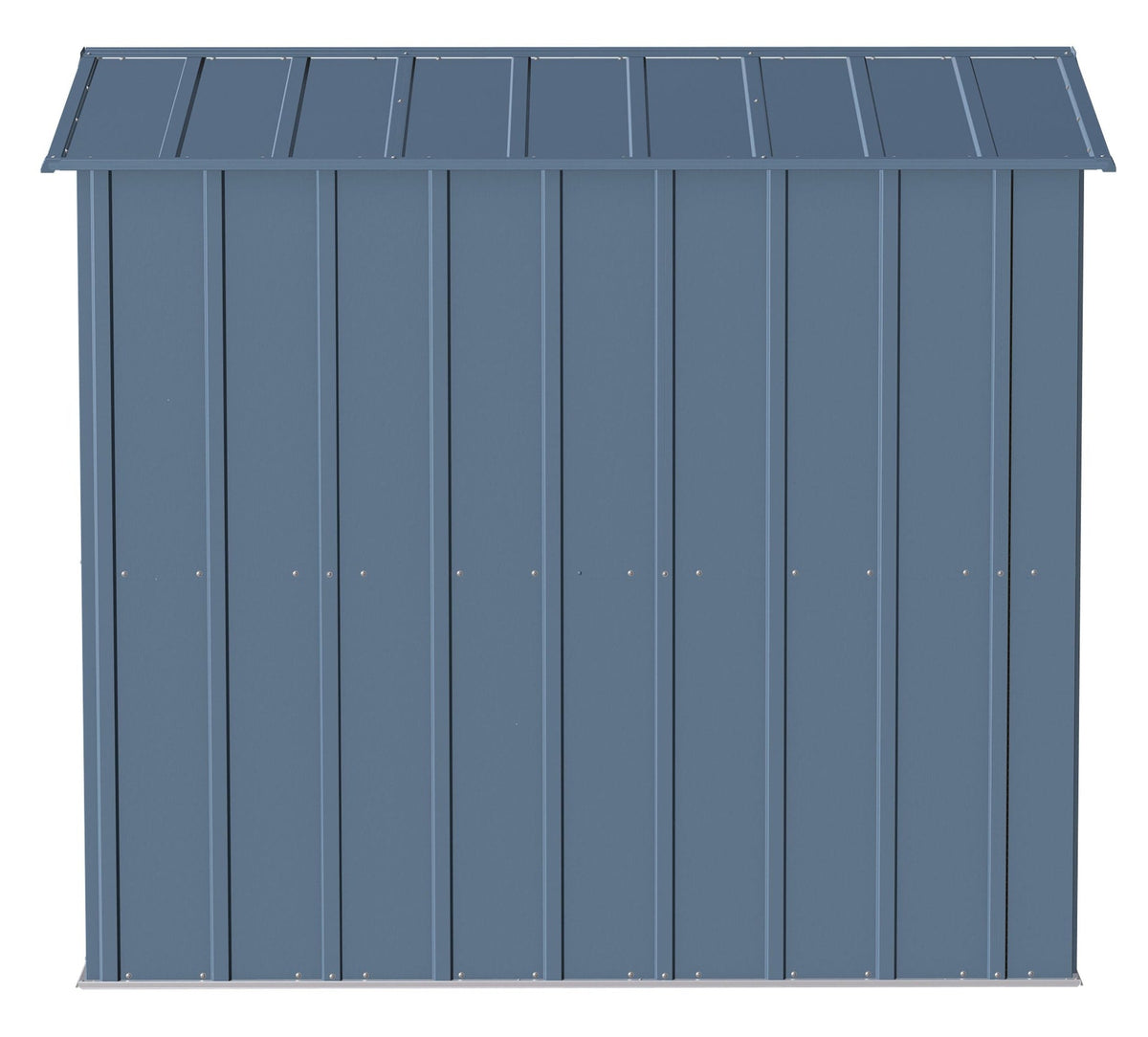 Arrow Classic Galvanized Steel Storage Shed, Blue Grey, 6-ft x 7-ft