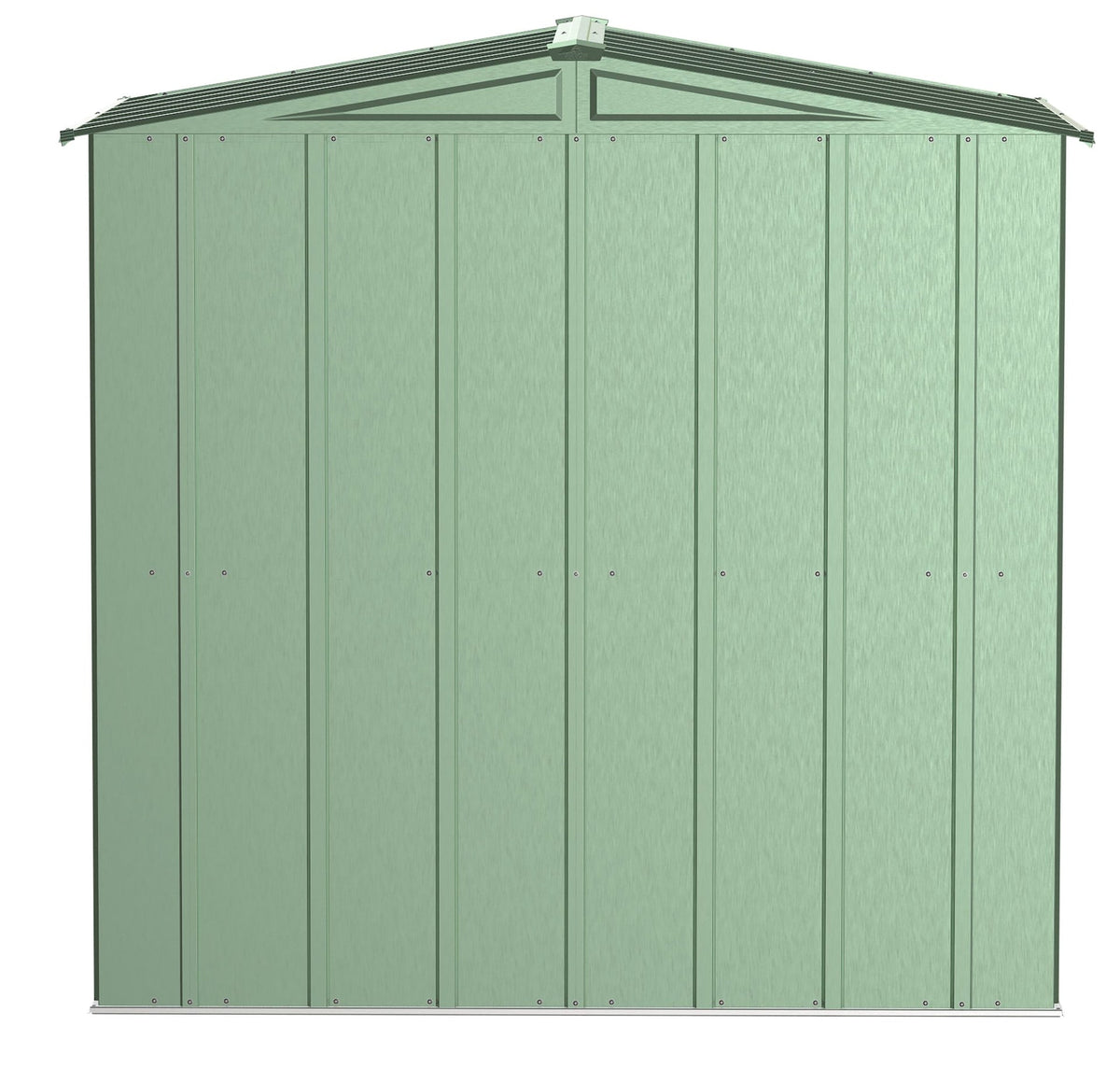 Arrow Classic Galvanized Steel Storage Shed, Sage Green, 6-ft x 5-ft