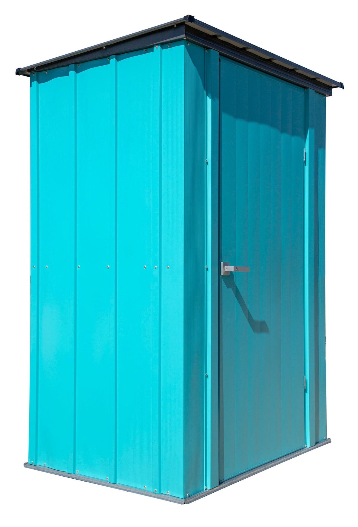 Arrow Spacemaker Patio Steel Storage Shed, Teal, 4-ft x 3-ft