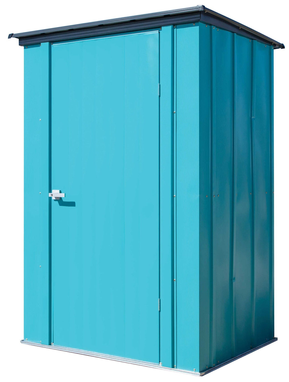 Arrow Spacemaker Patio Steel Storage Shed, Teal, 4-ft x 3-ft