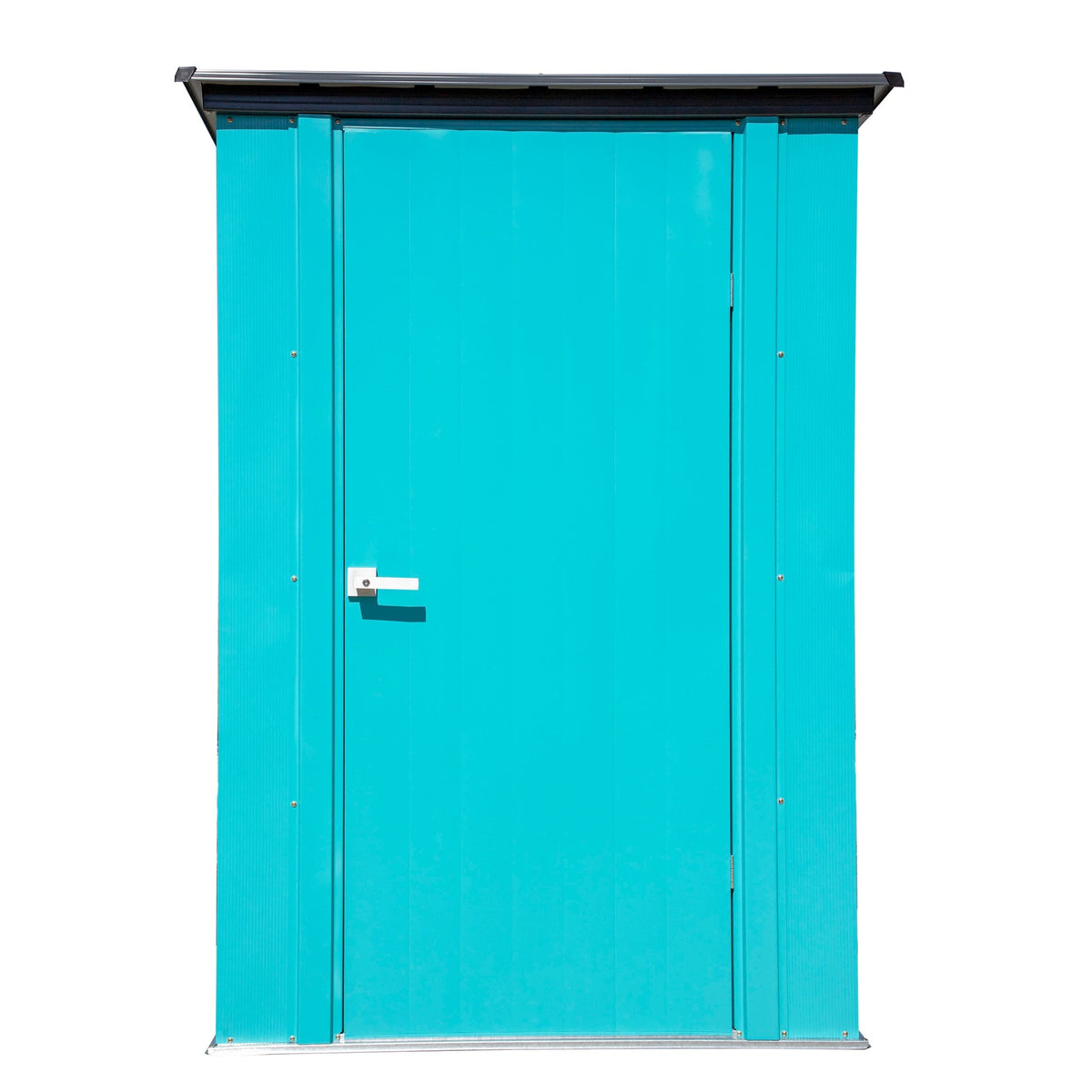 Arrow Spacemaker Patio Steel Storage Shed, Teal, 4-ft x 3-ft