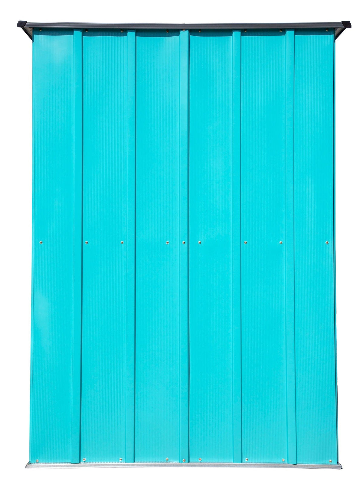 Arrow Spacemaker Patio Steel Storage Shed, Teal, 4-ft x 3-ft