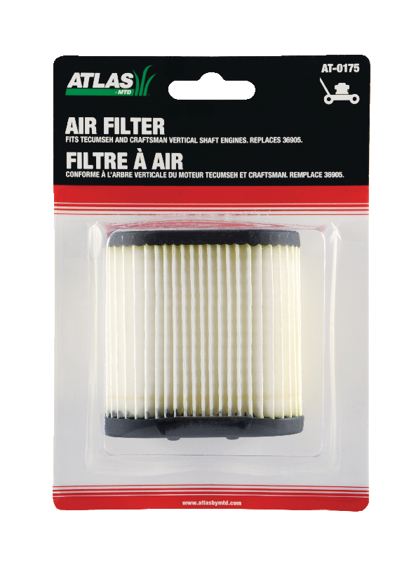 Atlas Lawn Mower Air Filter Replacement Cartridge for