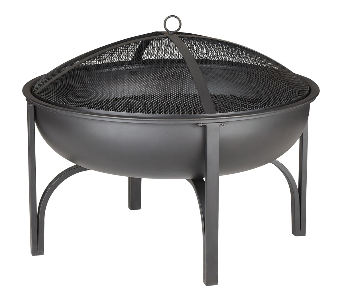 CANVAS Blairmore Outdoor Wood Burning Fire Pit, 29-in, Black