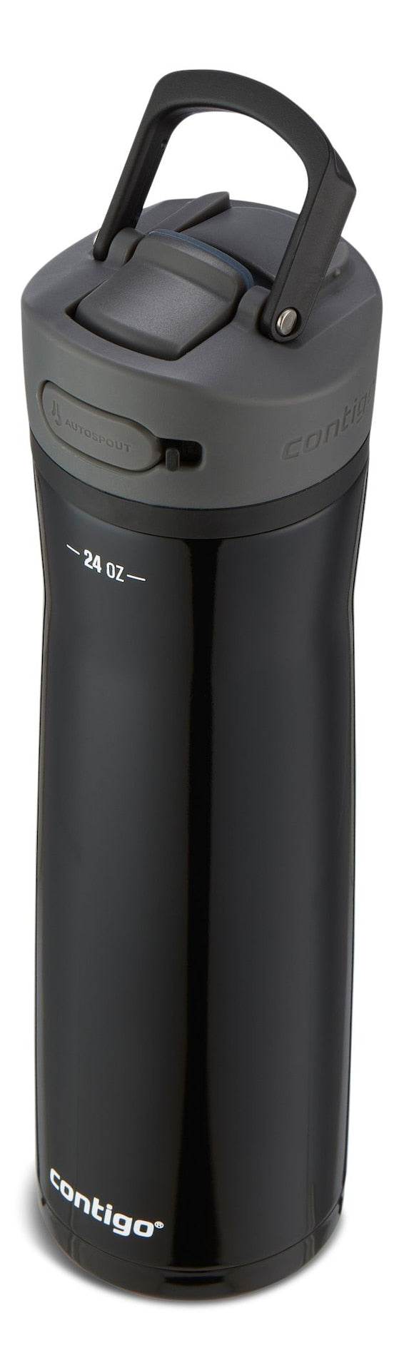 Ashland Chill 2.0 Insulated Stainless Steel Straw Water Bottle with Lid and Handle, 710-mL