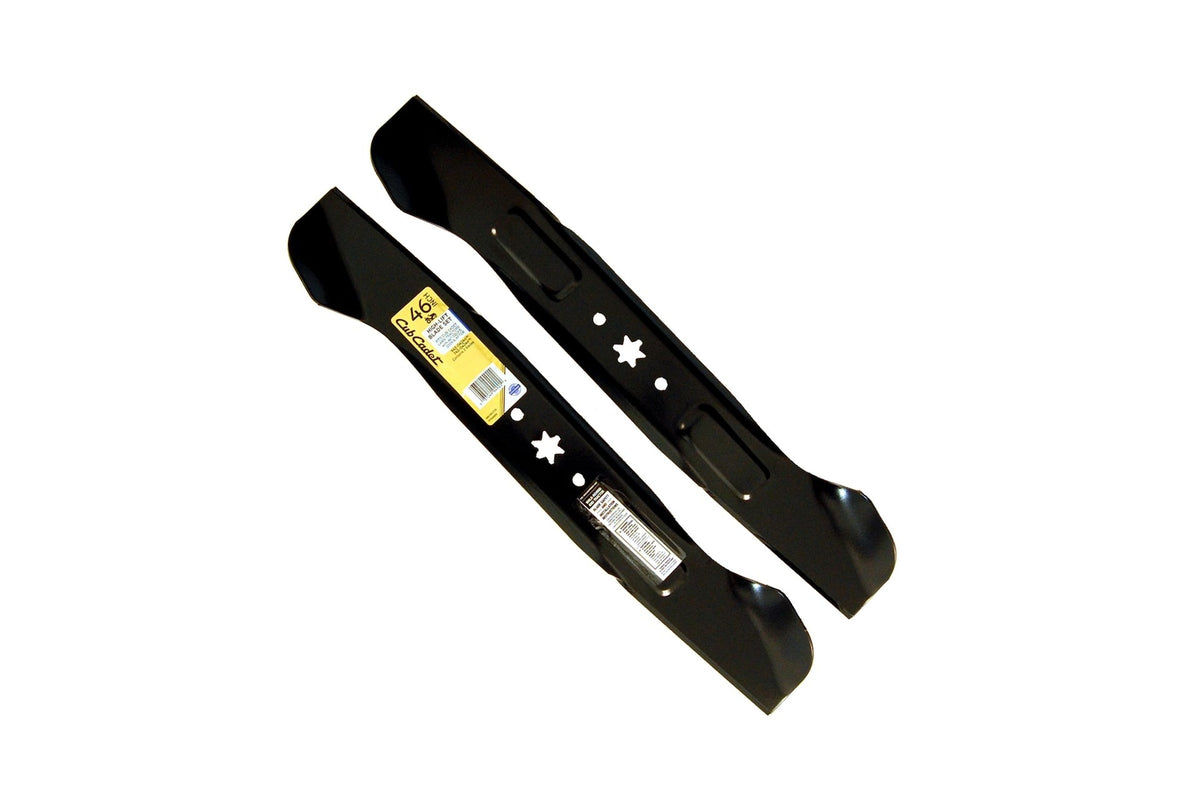 NX-15 Riding Mower 2-in-1 High-Lift Blade Set, Fits 2015 & After Models, Black, 46-in, 2-pk