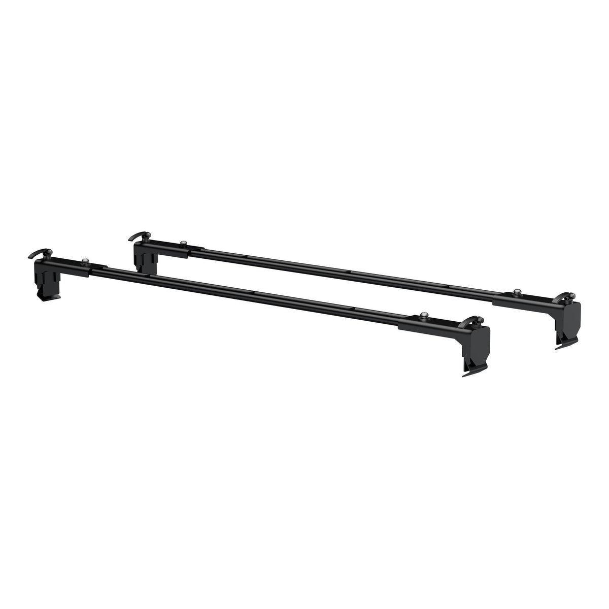 18119 Quick-Release Roof Rack Crossbars, Black Steel, Select Wrangler JK