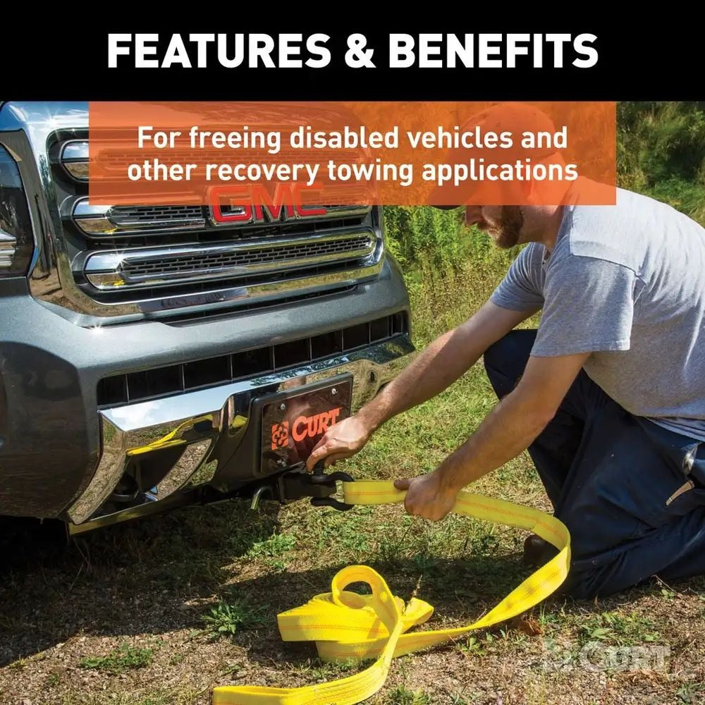 83066 2-in x 30-ft Tow Strap (9,000-lb, GVW)