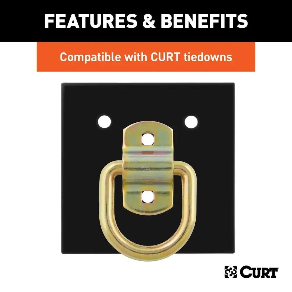 83607 Tie-Down Anchor Backing Plate, 6-in