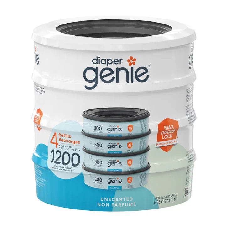 Unscented Round Refill, 4-pack