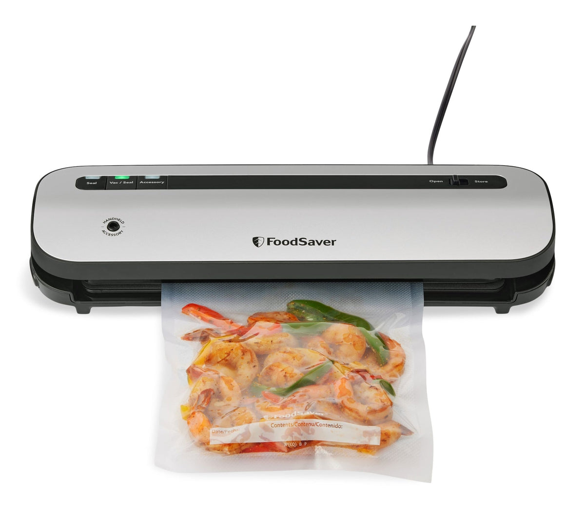 VS 1230 Space Saving Vacuum Sealing System Bundle with Built-in Bag Alignment Tool