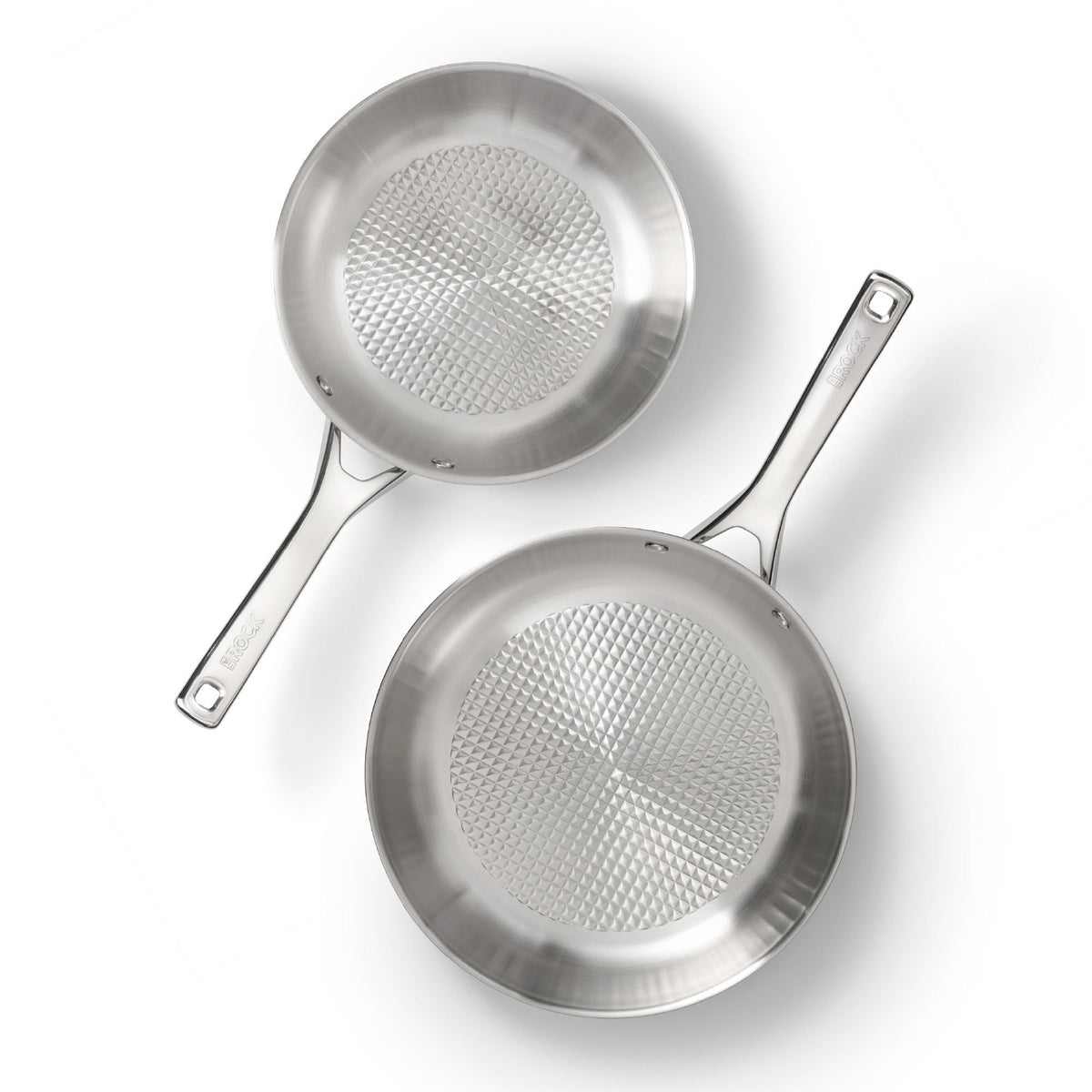 Heritage The Rock Performance Stainless Steel Pans, 2-pk