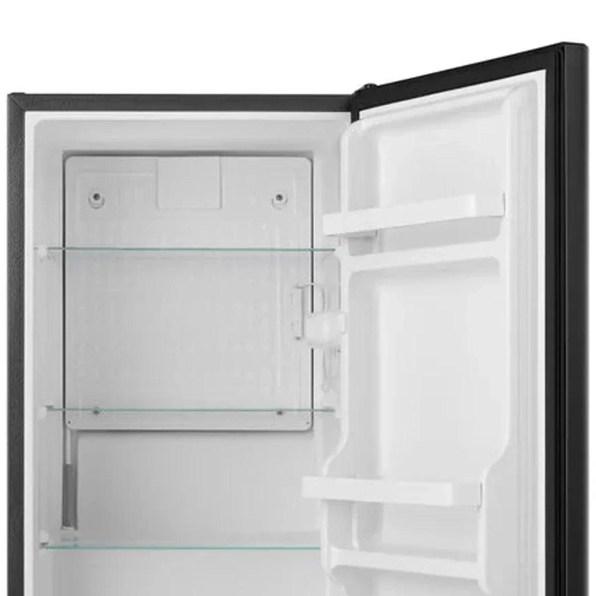 Hisense 33 in. 3.3 cu ft. Black Compact Fridge with Reversible Curved Door