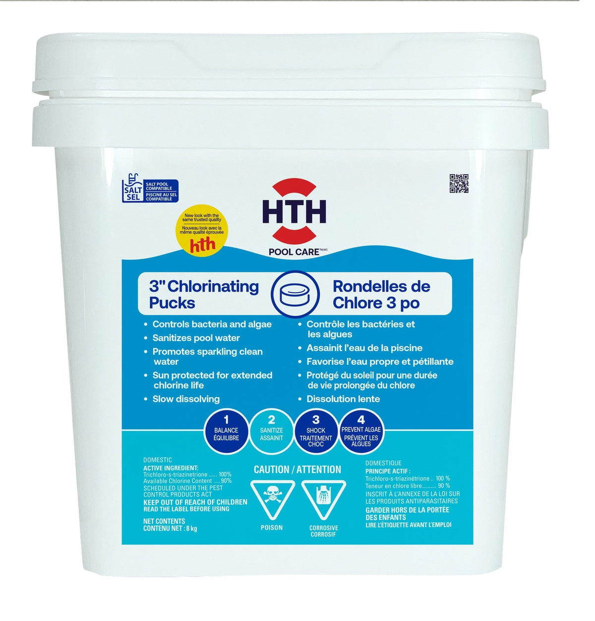 Chlorinating Pucks, 3-in, 8-kg