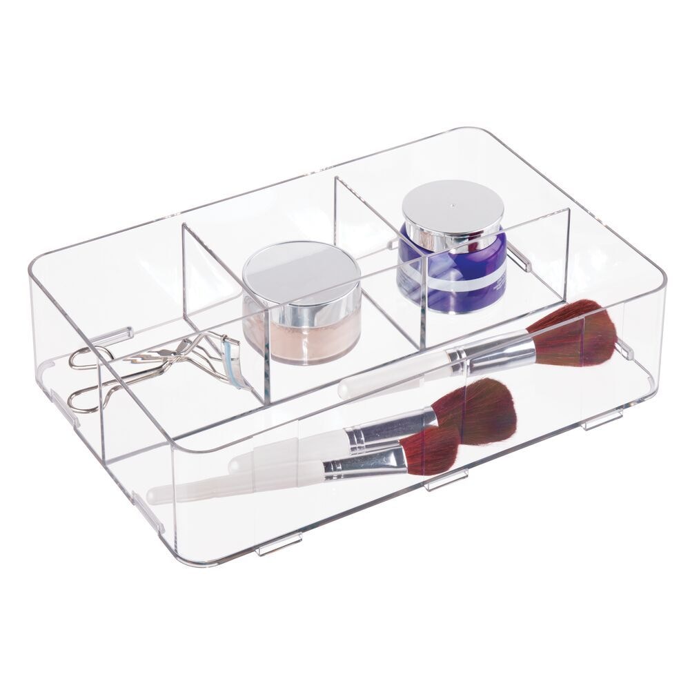RPET Clarity Cosmetic Drawer Organizer, Clear