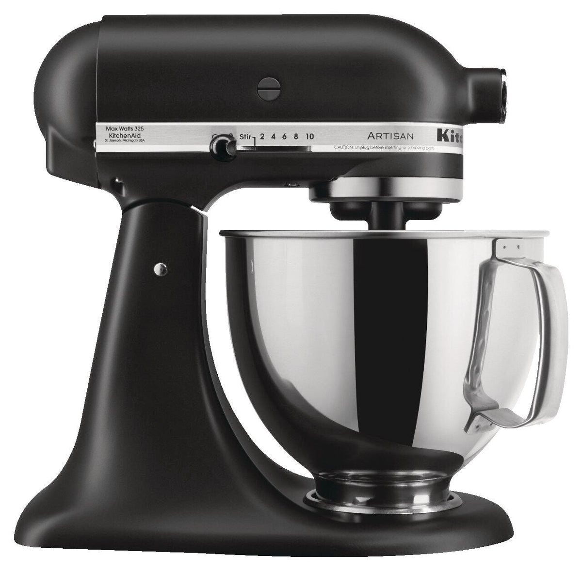 Artisan Series 5-Quart Tilt-Head Stand Mixer, Matte Black