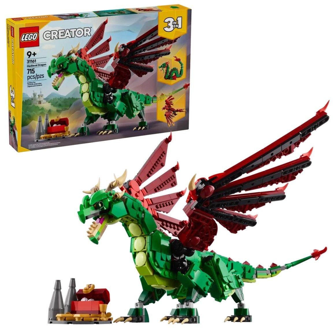 Creator Medieval Dragon - 31161, 715-pcs, Ages 9+