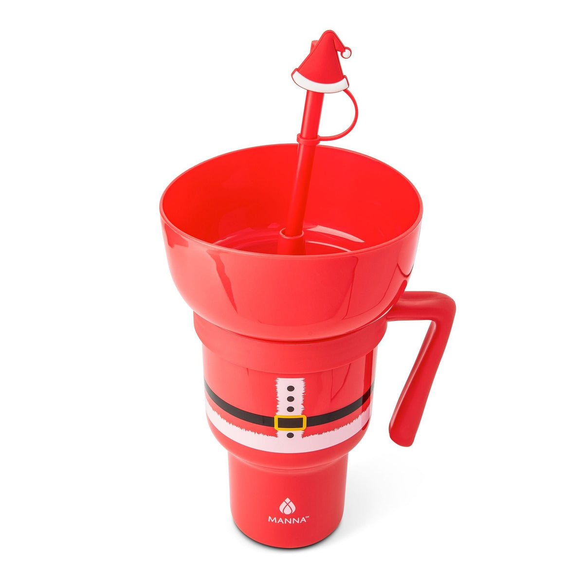 Manna Stadium 946-mL Travel Tumbler with Santa Design