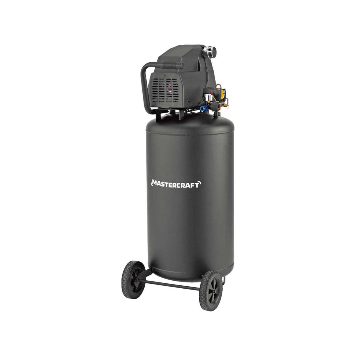 26-Gallon Oil-Free Portable Vertical Air Compressor, Matte Black, 135 PSI, 1.8HP