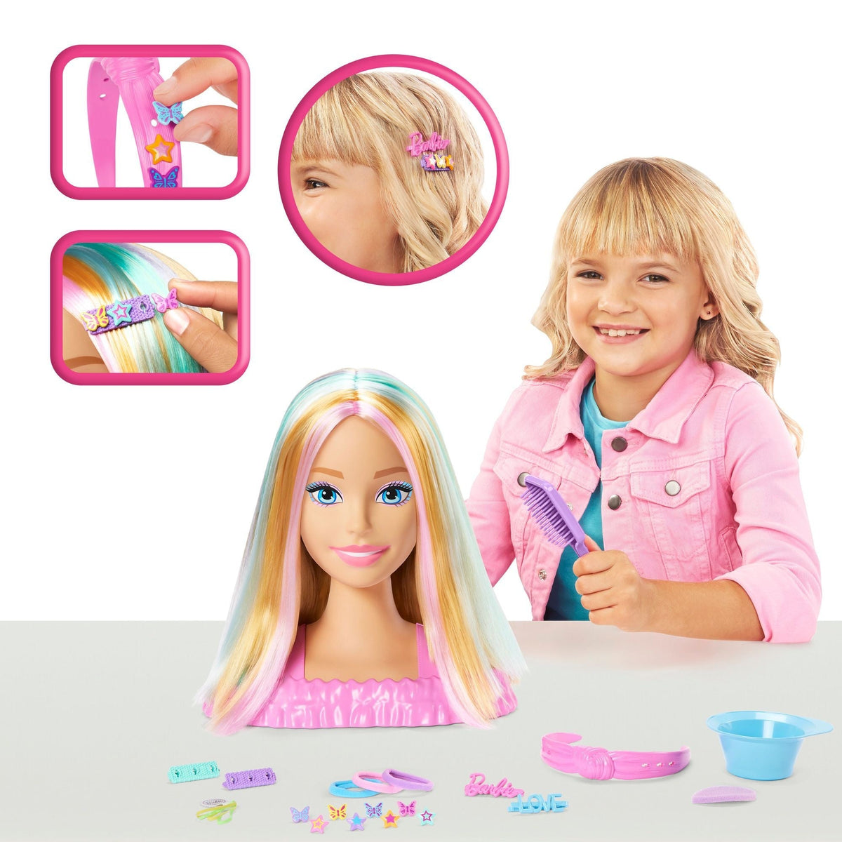 Deluxe Blonde Styling Head, Assorted Styles