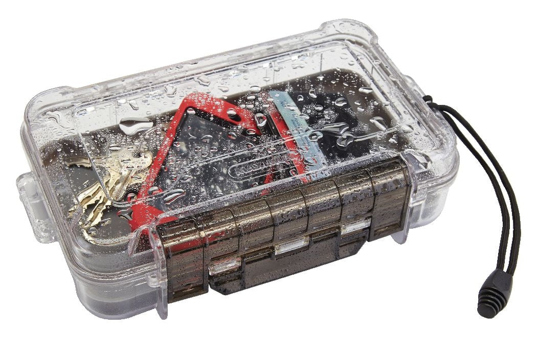 MAXIMUM IP68 Portable Plastic Water Resistant Case with Wrist Strap, Large