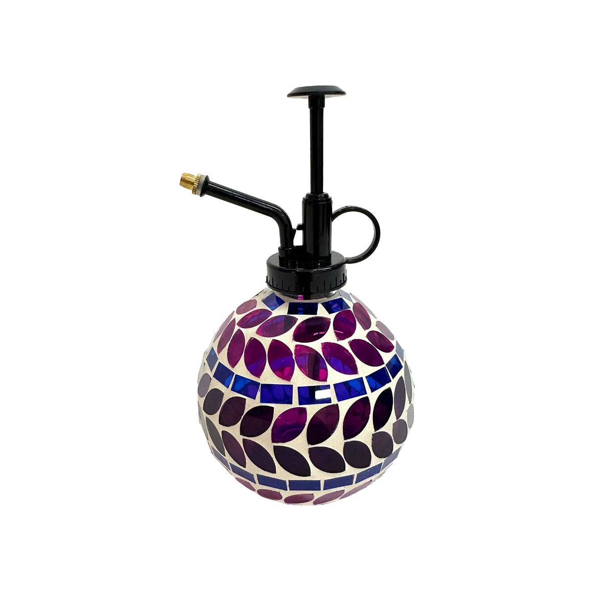 Mosaic Glass Plant Watering Mister, 10-oz Mist Spray Bottle for Indoor Plants