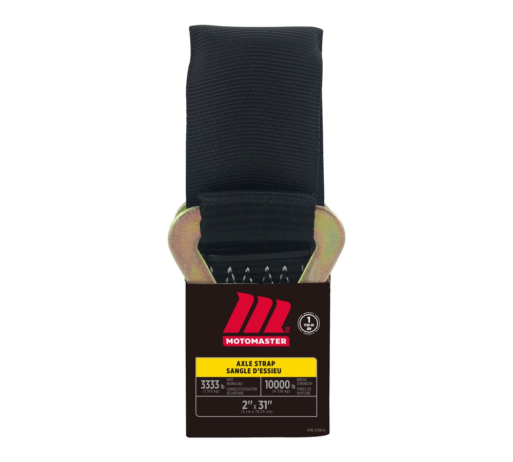 10,000-lb Axle Strap, with D-rings, 2-in x 31-in