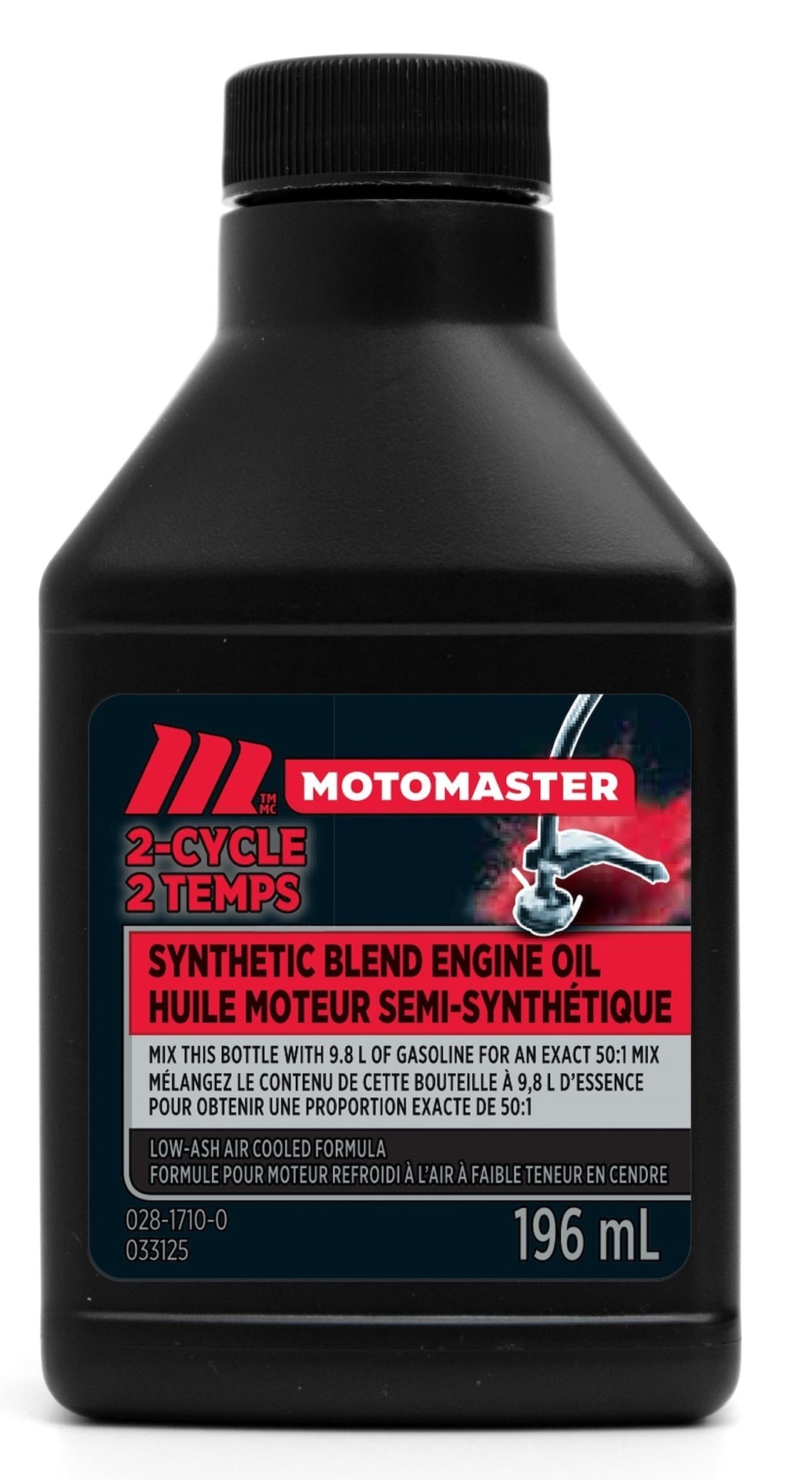 2-Stroke Synthetic Blend Engine Oil 50:1 Perfect Mix, 196-mL