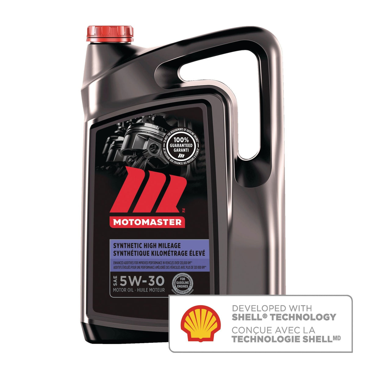 High Mileage 5W30 Synthetic Engine/Motor Oil, 5-L