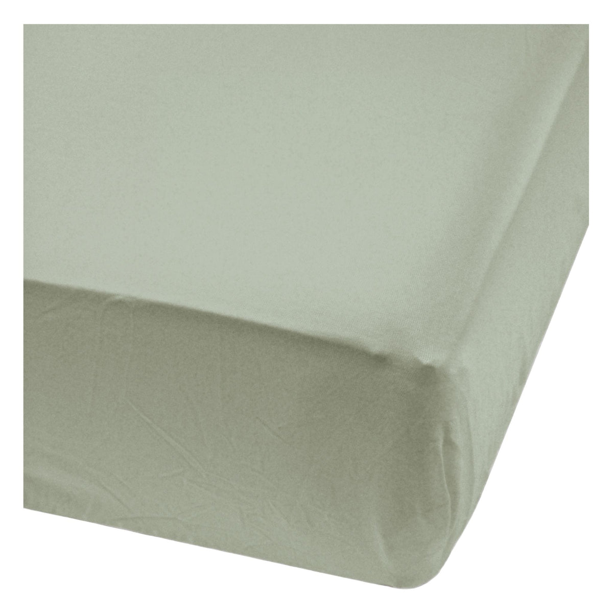 Bamboo Baby Crib Fitted Sheets, Moss