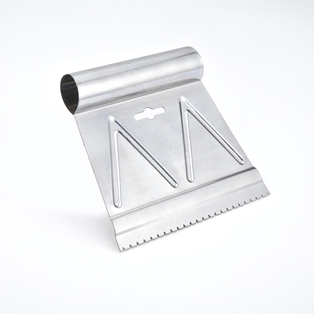 Richard Multi-Purpose Steel V-Notch Adhesive Spreader/Applicator Tool, 3/16 x 6-in