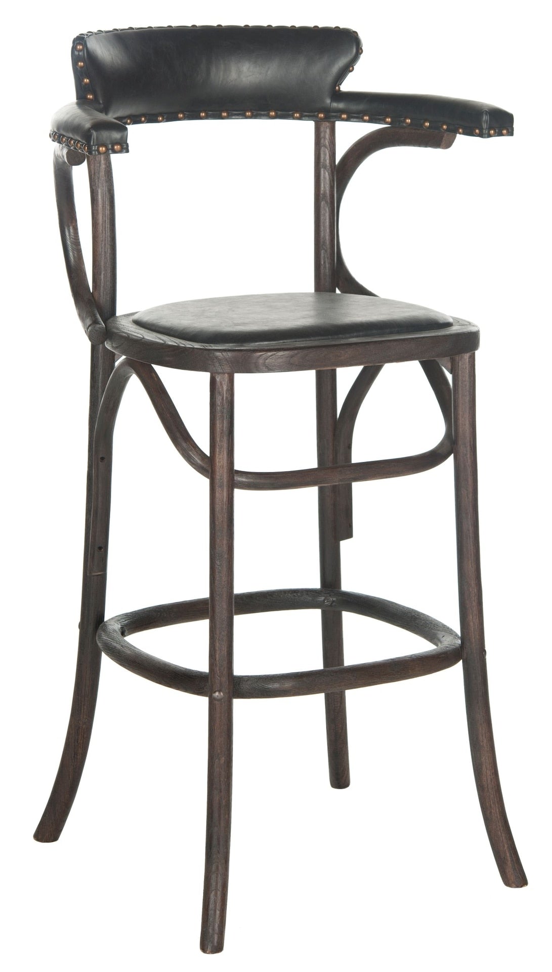 Kenny Bar Stool, Antique Black