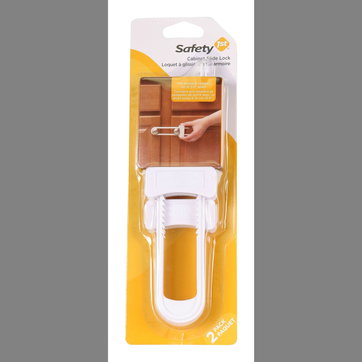 Cabinet Slide Lock, 2-pk