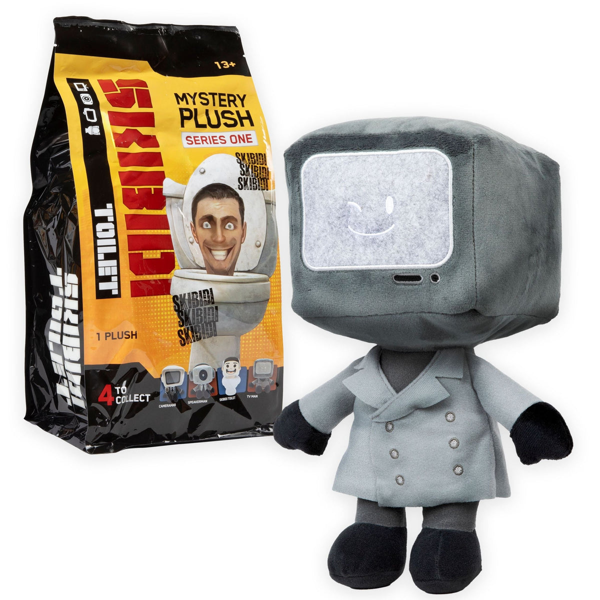Mystery Series 1 11-in Soft Plush Toy for Ages 13+, Assorted Characters