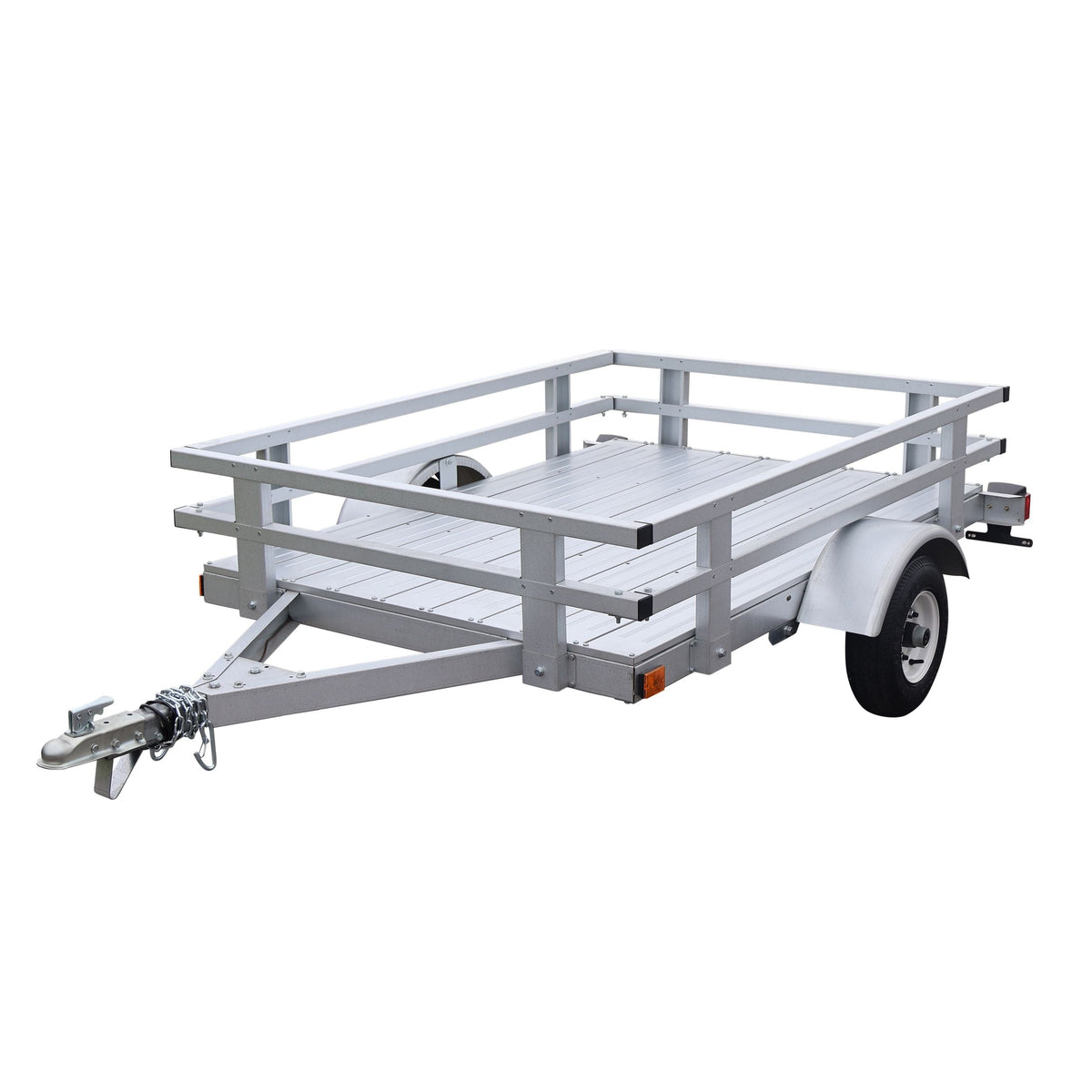 4x6-ft Rail Side Galvalume Plus Kit Trailer