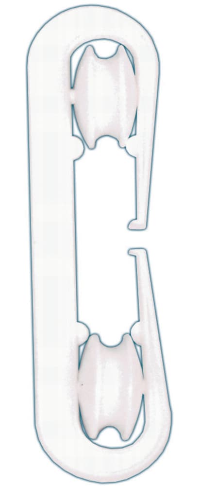 Strata Plastic Clothesline Divider, 7-in