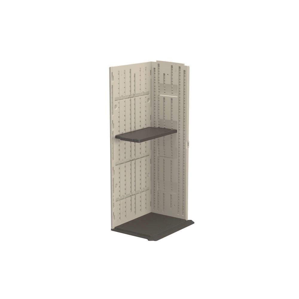 Vertical Resin Shed Shelf Kit, 30-lb Capacity