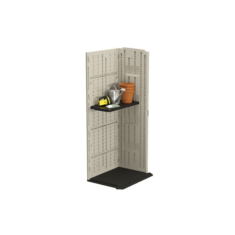 Vertical Resin Shed Shelf Kit, 30-lb Capacity