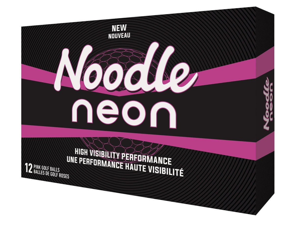 Noodle Neon Golf Balls, Pink, 12-pk