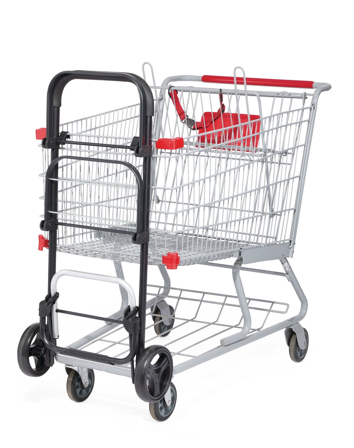 Type A Thermal 2-Bag Shopping Cart with Comfort Grip Handle