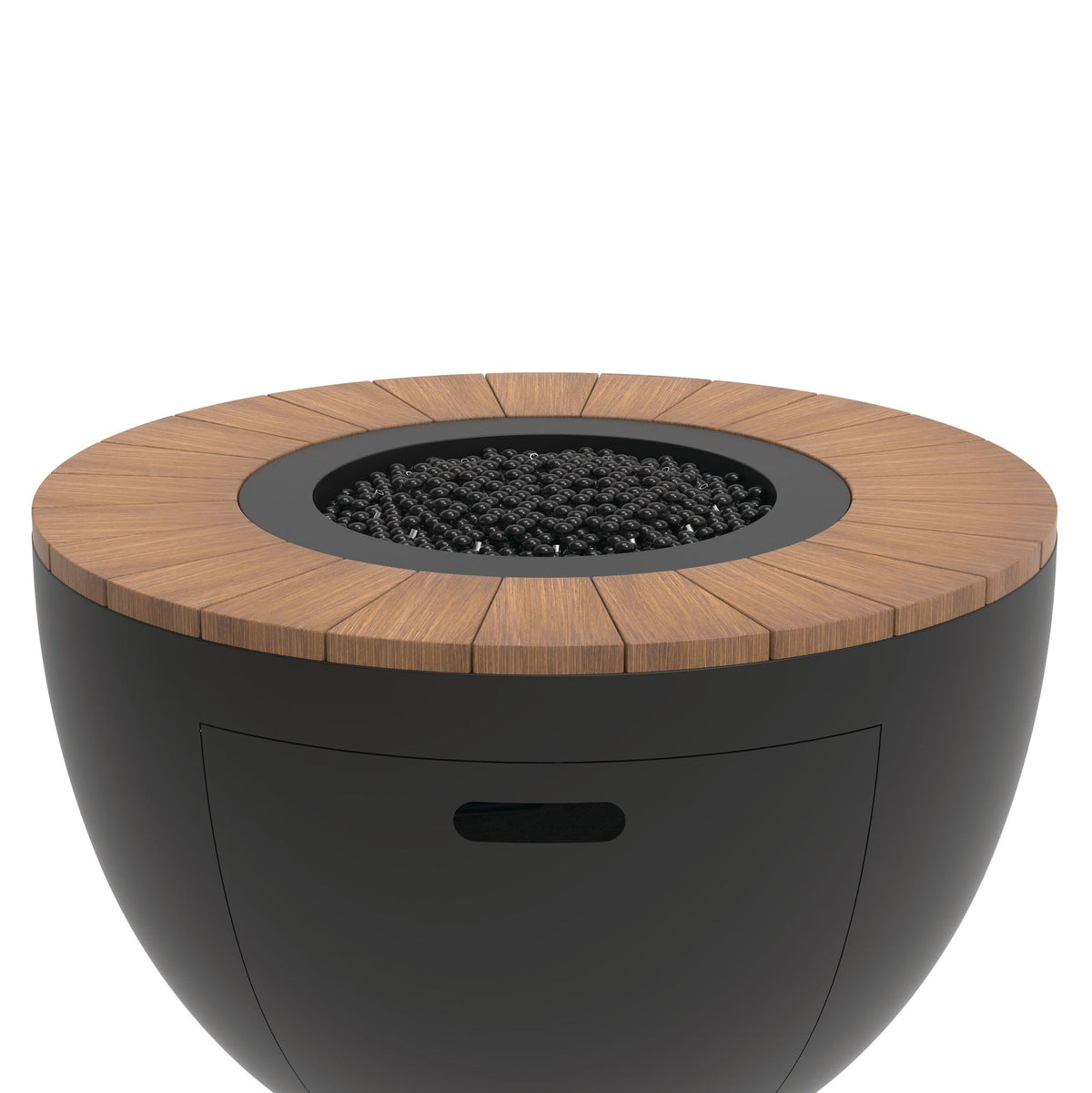 Round Outdoor Gas Fire Table, 65,000 BTUs, 36-in