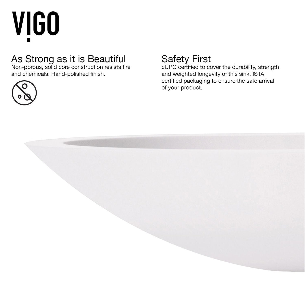Wisteria White Bathroom Sink Set with Matte Black Olus Faucet