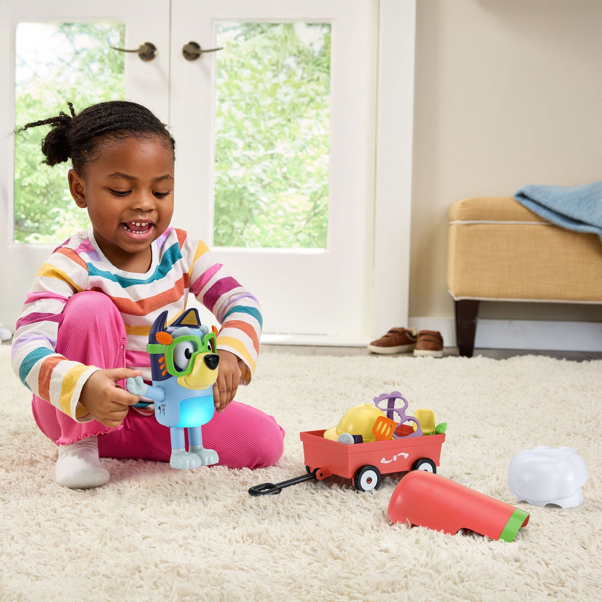 Dress-Up Pretend Play Toy with Wagon