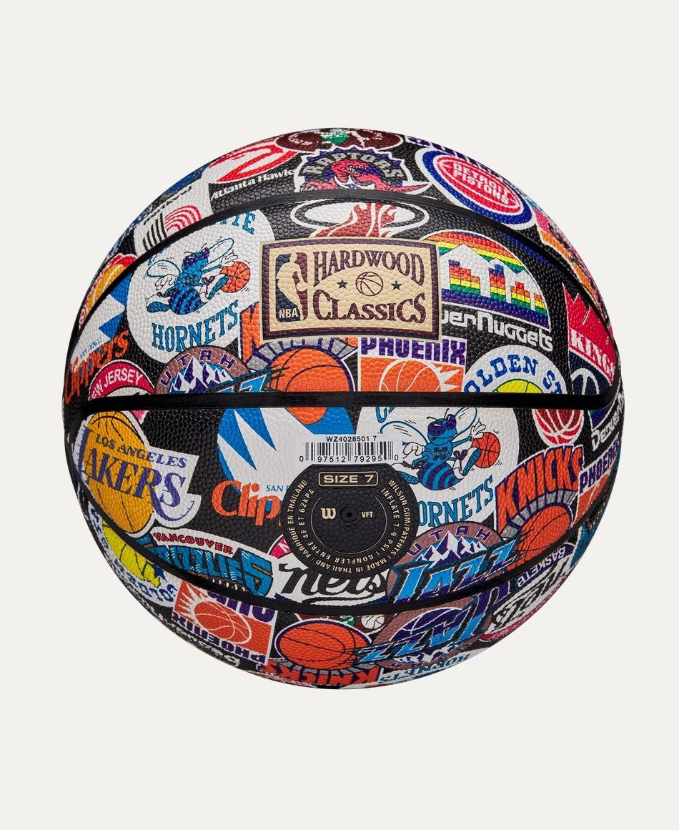 All Team Retro Classic Composite Leather Basketball, Official Size