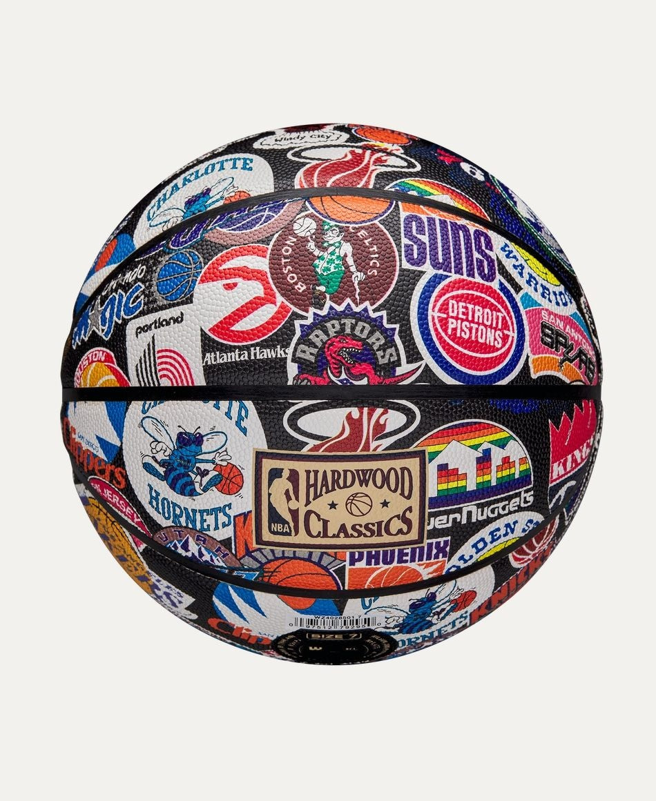 All Team Retro Classic Composite Leather Basketball, Official Size