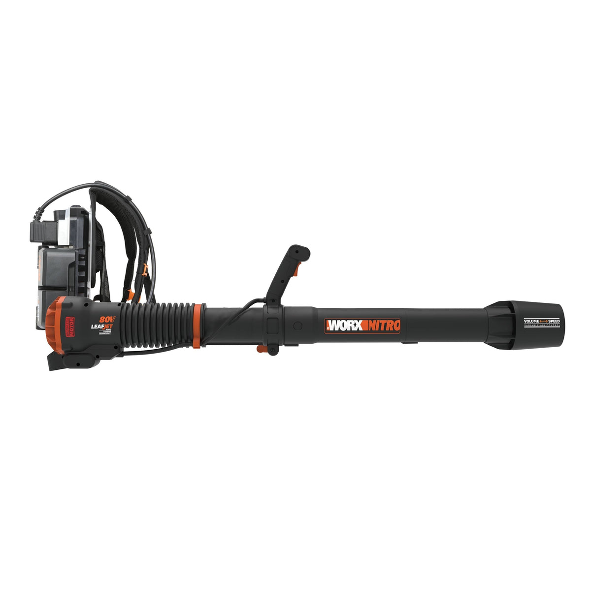 Nitro 80V 800CFM Cordless Brushless Backpack Leaf Blower